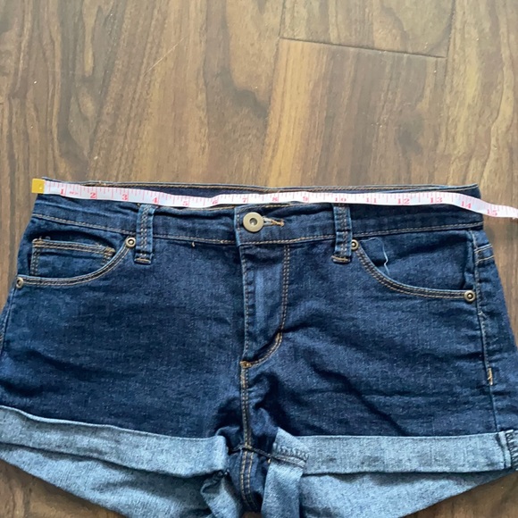 Forever 21 Dark Wash Jean Shorts - Picture 6 of 7